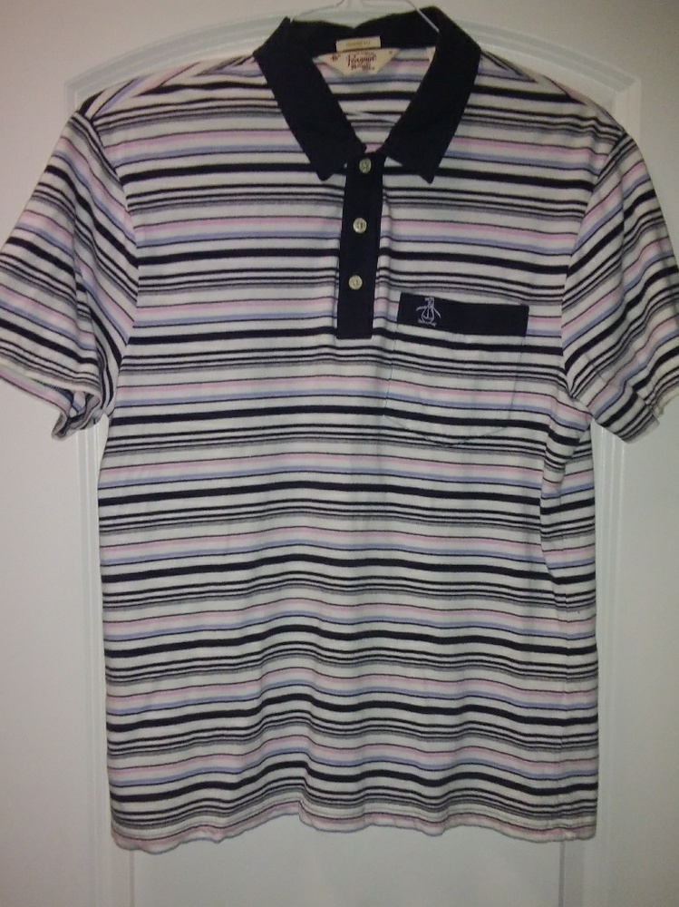 *ON SALE* Original Penguin 🐧 Striped Polo Shirt